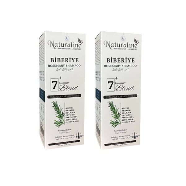 Naturaline Biberiye Şampuanı 400 ml Roemary Shampoo 7 Doğal Bileşim