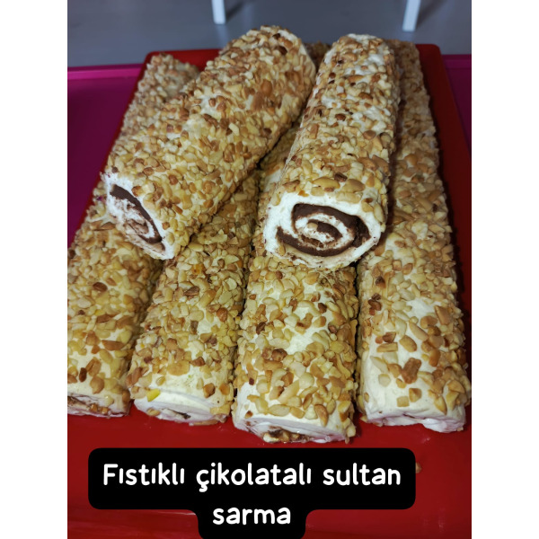 Fıstıklı cikolatalı sultan sarma 